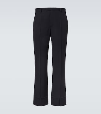 Virgin wool straight pants | Valentino