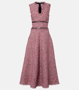 Dorothy tweed midi dress | Safiyaa