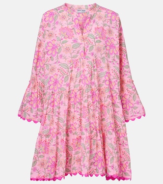 Printed cotton minidress | Juliet Dunn