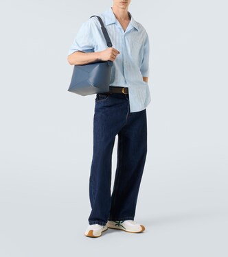Flow Runner 2.0 suede-trimmed sneakers | Loewe