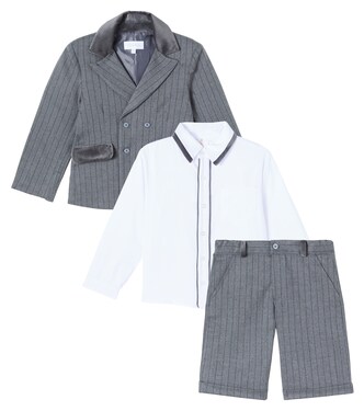 Blazer, camicia e shorts in cotone | Patachou