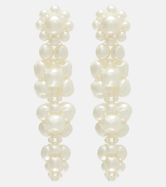 Pendientes Drip con perlas sintéticas | Simone Rocha