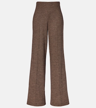 بنطلون من الصوف بأرجل واسعة Isaiah | Ralph Lauren Collection