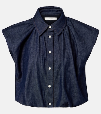 Shell denim blouse | Frame