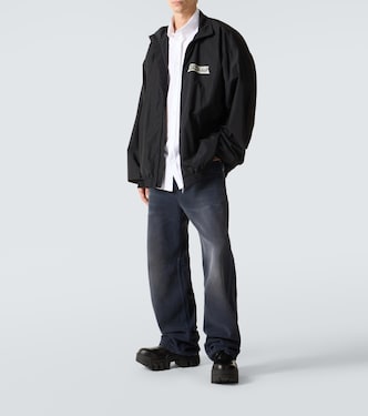 Masking Tape cotton-blend track jacket | Balenciaga