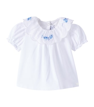 Besticktes Top aus Baumwolle | Tartine et Chocolat