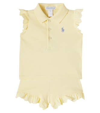 Baby Set aus Top und Shorts aus Baumwolle | Polo Ralph Lauren Kids