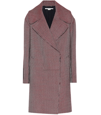 Abrigo de lana pata de gallo | Stella McCartney