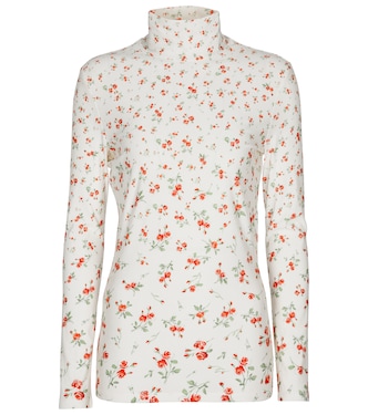 Top de jersey elástico floral | Rabanne