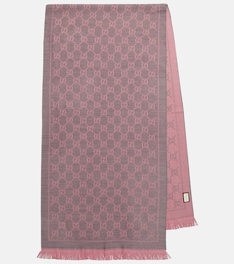 Sciarpa in jacquard GG di lana | Gucci
