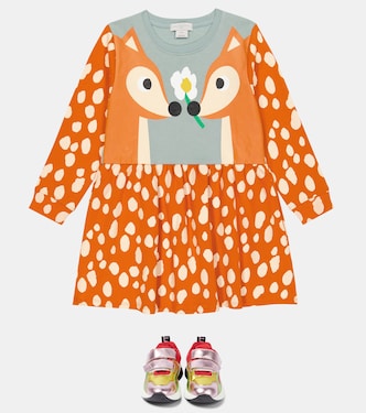 Abito in cotone con stampa | Stella McCartney Kids