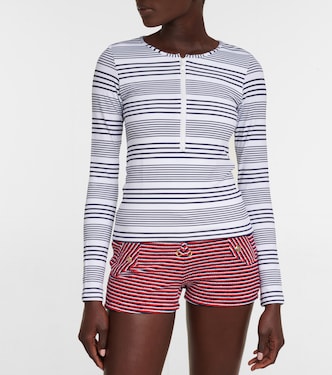 Cali striped rashguard | Melissa Odabash