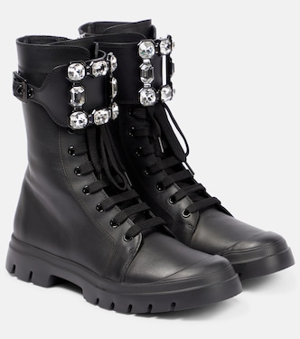 Bottes Viv’ Walky en cuir | Roger Vivier