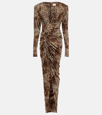 Bedrucktes Maxikleid aus Jersey | Alexandre Vauthier