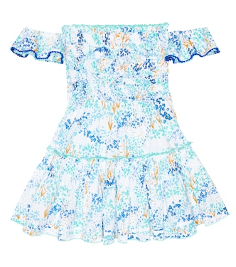 Aurora floral cotton dress | Poupette St Barth Kids