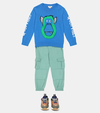 Jersey de algodón en punto intarsia | Stella McCartney Kids