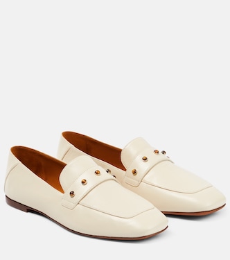 Aurna embellished leather loafers | Chloé