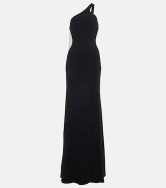 One-shoulder cady maxi dress | Stella McCartney