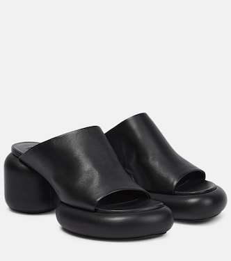 Sandali con plateau in pelle | Jil Sander