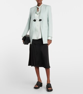 Mules à plateau en cuir | Jil Sander