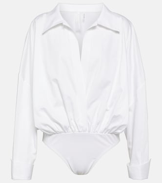 Oversized cotton bodysuit | Norma Kamali