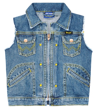 X Wrangler Bedruckte Jeansweste | Mini Rodini