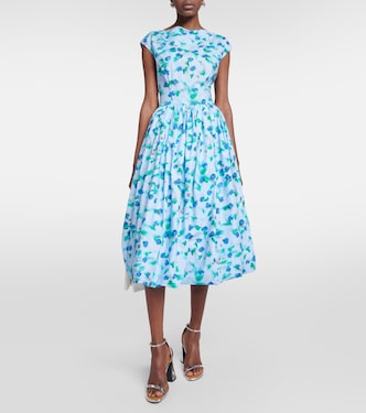 Vestido de popelín de algodón floral | Marni