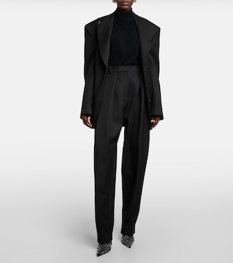 Pantalon à taille haute en laine | Magda Butrym