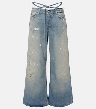 Trafalgar faded low-rise flared jeans | Acne Studios