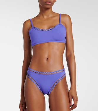 Move ricrac-trimmed bikini top | Eres