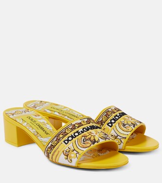 Mules Majolica brodées | Dolce&Gabbana