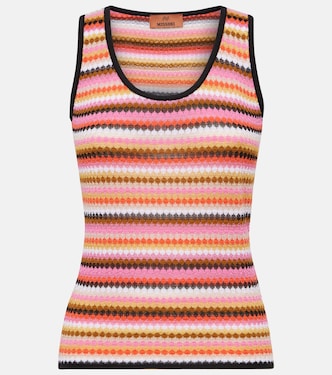 Tank top de mezcla de algodón en zigzag | Missoni