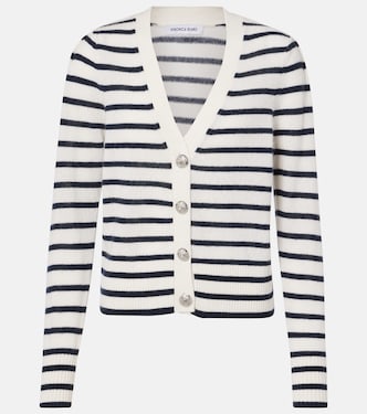 Cardigan Solene in cashmere a righe | Veronica Beard