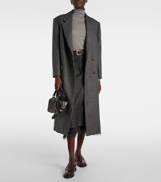 Jersey de cuello alto de cachemir y seda | Brunello Cucinelli