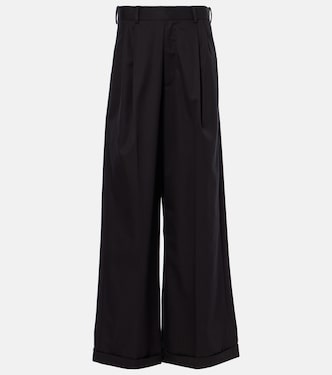 Weite Hose aus Baumwolle und Seide | Loewe