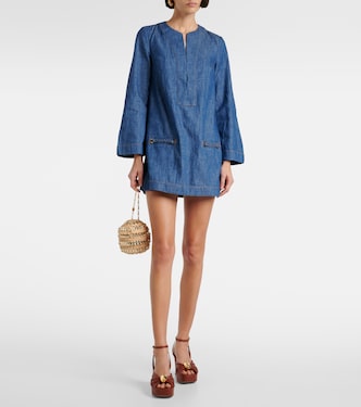 Túnica Wylie de denim | Zimmermann