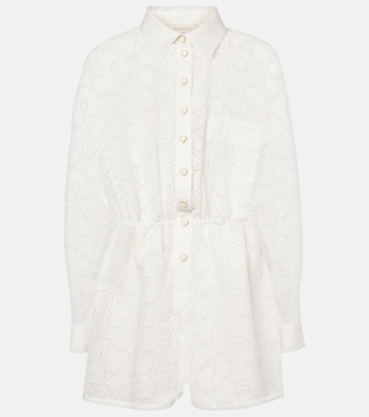Mono Crush Embroidered de lino | Zimmermann