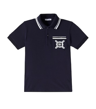 Polohemd Bandana aus Baumwoll-Piqué | Dolce&Gabbana Kids