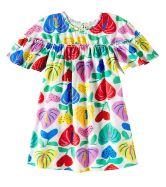 Bedrucktes Kleid Amor de Flor aus Baumwolle | Fábula