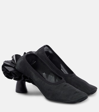 Pumps aus Mesh mit Leder | Dries Van Noten