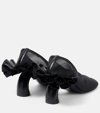 Pumps aus Mesh mit Leder | Dries Van Noten