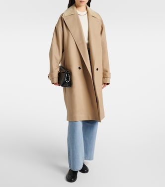 Cappotto Garden in twill di cotone con suede | Róhe