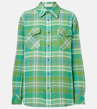 Camicia Hero in cashmere a quadri | God's True Cashmere