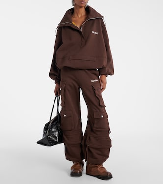 Fern cotton fleece cargo pants | The Attico