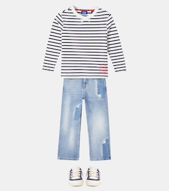 Striped cotton T-shirt | Scotch & Soda Kids