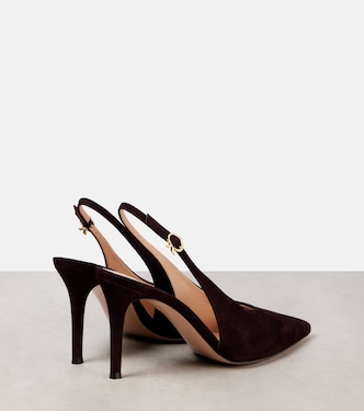 Robbie suede slingback pumps | Gianvito Rossi