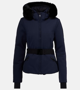 Chaqueta de esquí de plumas con pelo sintético | Goldbergh