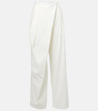 Weite High-Rise-Hose aus Baumwoll-Twill | Loewe
