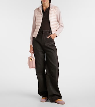 Cardigan in lana vergine imbottito | Moncler