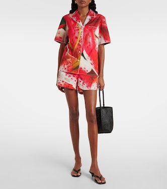 Bedrucktes Hemd aus Twill | Tory Burch